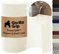 GORILLA GRIP powerGRIP Drawer Shelf and Cabinet Liner, Thick Strong Hold, Non-Adhesive Liners Protect Kitchen Cabinets and Cupboard, Bathroom Drawers, Easy Install, Breathable Mat, 12" x10' Cream - color: Cream, size: 12" X 10', style: 12" x 10'