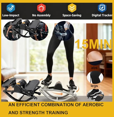 Rock Stepper Side to Side Pink Lateral Rocking Stepper Side to Side with Digital Display Rock Stepper Exercise Machine with Resistance Bands,Home Workout Machine (Pink, Sets) - color: PINK