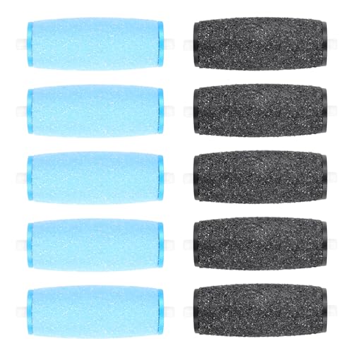 12 Pack Replacement Roller Refill Heads Compatible with Amope Pedi Refills Electronic Foot File (6 Extra Coarse & 6 Regular) - color: 6 Extra Coarse & 6 Regular