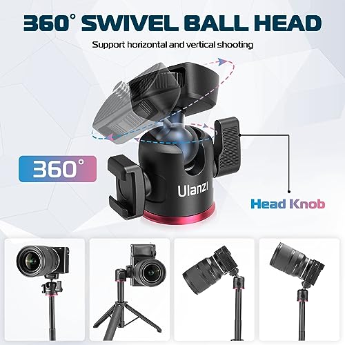 ULANZI MT-73 Extension Pole Tripod, Mini Selfie Stick Tripod Stand Handle Grip for Webcam Canon G7X Mark III Sony ZV-1 RX100 VII A6400 A6600 Cameras Vlogging - color: MT-73 Tripod