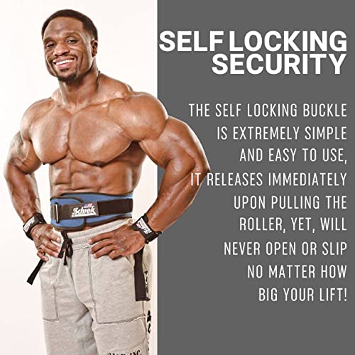 Schiek Sports 2006 Nylon 6 Inches Weight Lifting Belt - Support Belt for Power Lifting - color: Royal, size: Small