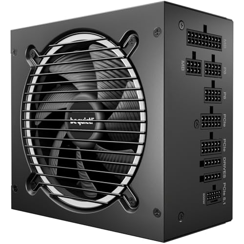 be quiet! Pure Power 13 M 850W Power Supply, 80 Plus® Gold Certification, ATX 3.1 PSU, Support for PCIe 5.1 GPUs, semi-Passive 120mm be quiet! Fan, LLC Technology, Single Rail, for Overclocked GPUs - size: 850W, style: 13 M (2025)