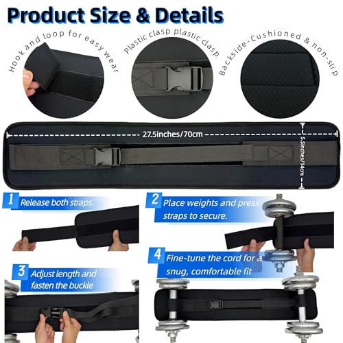 Women Glute Workout Equipment, Hip Thrust Belt for Weights, Booty Bands Exercise Bands Pilates Ball, Glute Workout at Home Pilates Exercise Equipment Kit for Home Gym Fitness Accessories - color: Black-Intermediate