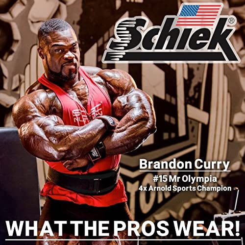 Schiek Sports Model 2004 Nylon 4 3/4" Weight Lifting Belt - Black - color: Black, size: X-Small