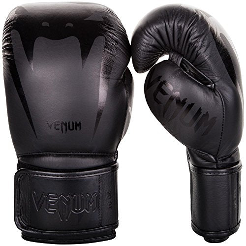 Venum Giant 3.0 Boxing Gloves - Nappa Leather - color: Black/Black, size: 8 oz