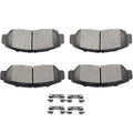 SCITOO D787 Front Ceramic Brake Pads Sets & Hardware - Fit For Acura CL, RL, TL, TSX & Honda Accord - size: Front D787-7656