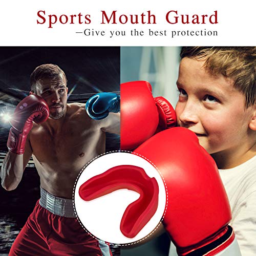 BBTO 20 Pcs Football Mouthguards Bulk | Youth & Adult Mouth Guard No Boil Mouthpiece Adult Youth Braces Soft Mouth Guard for Lacrosse Basketball Hockey Wrestling - color: Vivid, size: L
