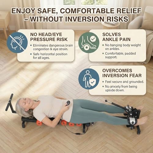 Spinal Decompression Machine Decompression Table for Back Pain Relief | Motorized Spine Decompression Device, spinal stretching device for sciatica and herniated disc relief, posture improvement