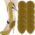 Non Slip Shoes Pads Self-Adhesive Shoe Grips Rubber Anti-Slip Shoe Grips Sole Stick Protector (Yellow-5Pairs) - color: Yellow-5pairs
