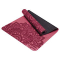 YOGA DESIGN LAB | The Infinity Mat | Luxurious Non-Slip Design Provides Unparalleled Grip to Support and Align You Beautifully | Eco-Friendly | w/Carrying Strap! - color: Mandala Rose, size: 3mm