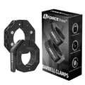 Quick Release Olympic Barbell Collars 2" (Pair) - Non-Slip Weightlifting Barbell Clips for Secure Powerlifting, Home & Gym - High-Strength Metal Bar Clamps Magnetic - style: MAG BLACK