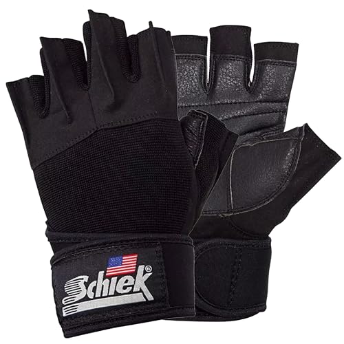 Schiek Sports 540 Platinum Lifting Gloves - Weightlifting Gloves with Wrist Wrap Support for Gym Workouts - size: X-Small