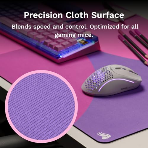 Glorious Gaming Mouse Pad GMP 2 - Nebula - XXL - Spill-Proof Mouse Pad, Optimised for Gaming Sensors, Balanced Surface for Speed & Control, Anti-fray Edges - 915mm x 460mm x 3mm - 2XL Desk Mat
