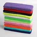 Cotton Sweatband Headbands,Pack of 12,Elastic Stretchy Sport Terry Cloth Sweat Bands,Yoga Workout Fitness Exercise Basketball Headband - color: 12pcs x mixed color cotton sweatband headbands