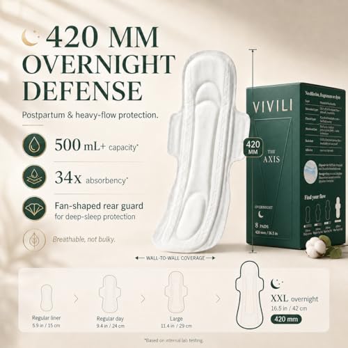 Day & Night Pad Combo Pack — 8ct XXL Overnight 16.5” + 12ct Regular 9.5” with Wings | 17x Drier Than Organic Cotton | pH 4.5 Balanced for Sensitive Skin | Plant-Based PLA, Unscented (20 Count) - size: Day+Night-20ct