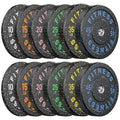 2" Bumper Plates Set Olympic Weight Plates for Barbell Strength Training | Papababe 2Inch Weights Plates Set, Floor Protective Plates, 20-600lbs Rubber Bumper Plates for Weightlifting, Bench Press - size: 300 LB SET (PAIR OF 10, 15, 20, 25, 35, 45 LB), st