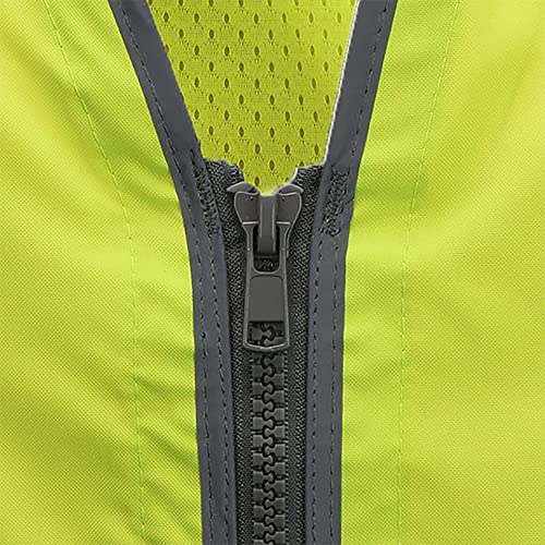 Radians SV55 Class 2 Heavy Woven Two Tone Engineer Vest with Padded Neck to Support Extra Weight in Cargo Pockets, Green, 3X-Large. - color: Green, size: 3X-Large