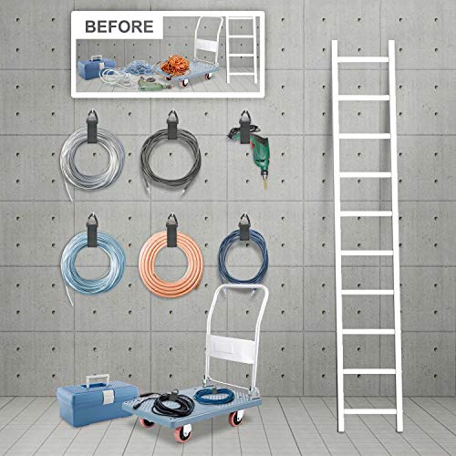 ZTSXLLIM Extension Cord Holder Organizer(4 Pack L), Extension Cord Hanger for Garage Organization and Storage, 16-Inch Heavy Duty Storage Straps, Garage Gadgets for Men - size: L