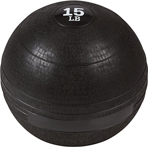 Trademark Innovations Exercise Slam Medicine Ball - color: Black, size: 15lbs