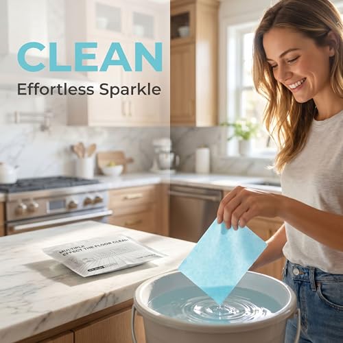 100 Piece Floor Cleaning Tablets Multi-Surface Cleaner, New Floor Cleaning Tablets Sheets, Water Soluble Floor Cleaner for Mopping for Hardwood, Laminate Floors, Wall Tiles, Glass (Yellow, 100 Pcs) - color: Yellow