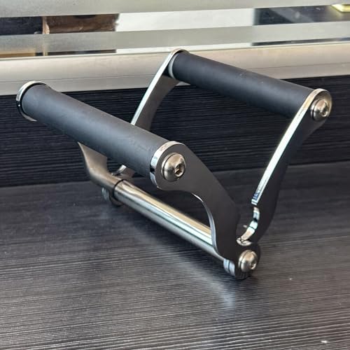 Viking Press Landmine Handle for 2-Inch Barbell, Hack Squat T-Bar Row Attachment Strength Training Accessories, Shoulder Press Landmine Attachment Equipment - color: V HANDLE