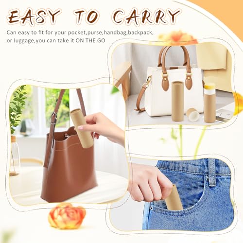 10 Pcs 2 oz Paperboard Deodorant Tubes,Empty Push-Up Style Kraft Paper Tube Holder,Cardboard Biodegradable Round Solid Container for DIY Homemade Lotion Bars,body Deodorant Sticks- Brown