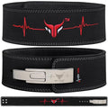 Mytra Fusion Gym Belt with Lever Buckle Weight Lifting Belt for Men and Women 4" wide Genuine Leather Powerlifting Belt for Gym, Training, Weightlifting, Bodybuilding Fitness and Workout - size: S