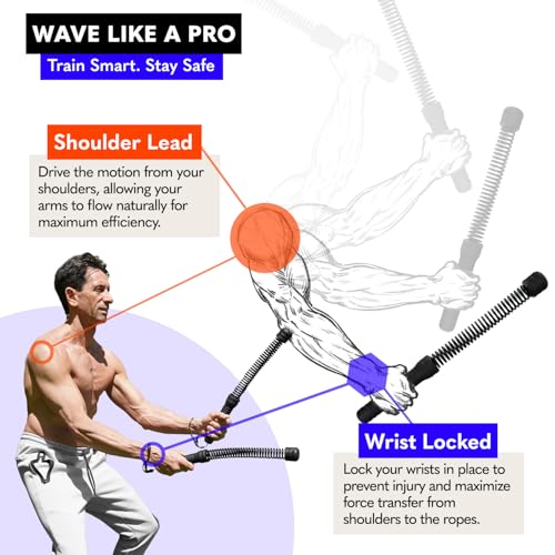 X1 Go Portable Ropeless Battle Ropes, Low-Impact HIIT Cardio Equipment | Beginner Friendly | Full Body Fat Burn | Zero Noise Cardio | Small Space Friendly | Apartment & Travel | High Elasticity - size: Pulse Black-1.3lb