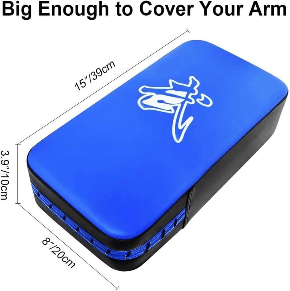 TLBTEK Taekwondo Kick Shield - Muay Thai MMA Karate Kickboxing Training Pads - Curved Leather Strike Shield
