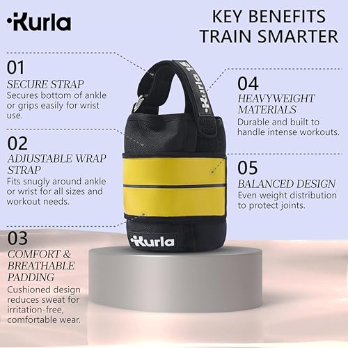 Ankle & Wrist Weights - 8/16/20/30 lbs Pair (4-15lbs - Each) | Dual Adjustable Secure Strap System, Patented Design, Ideal for Home Workouts, Pilates, Yoga, Glute Training - size: 15 lbs each (30 lbs pair)