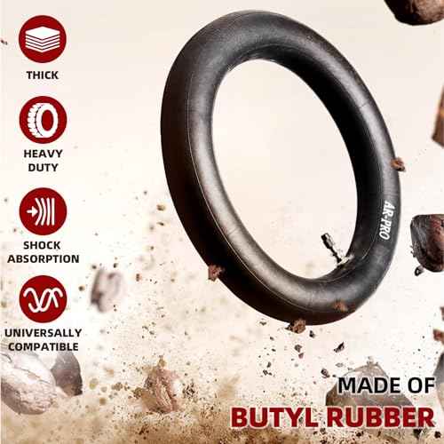 (2-Pack) AR-PRO 3.00/3.50-12" Dirt Bike Inner Tubes with TR4 Valve Stem - 80/200-12 Motocross Bike Tire Replacement Inner Tubes Compatible with Honda CRF50/XR70, Yamaha TTR 90/100, and More - size: 3.00/3.50-12"