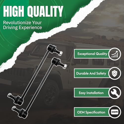 2PCS Front Stabilizer Sway Bar End Links for Buick 2012 2013 2014-2016 LaCrosse, 12-17 Regal, Fit for Cadillac 13-19 XTS, for Chevy 14-20 Impala, 13-15 Malibu, 16 Malibu Limited K750660 - size: K750660-2PC