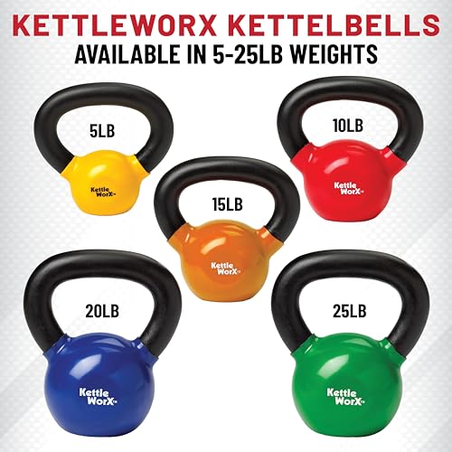 Kettleball Weight for Strength Training, Conditioning, and Fitness - size: 25.0 Pounds
