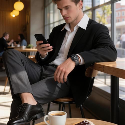 Milanese Loop Compatible with Apple Watch Band 40mm 41mm 42mm 38mm Men Women, Magnetic Buckle Strap Stainless Steel Mesh Metal Bands for iWatch Series 11 10 9 8 7 6 5 4 3 SE3/2/1 - color: 02-Black, size: 38/40/41/42mm(s10/11)