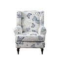 NILUOH Wingback Chair Slipcover 2 Pieces, Stretch Spandex Wingback Chair Covers Washable Slipcover for Wingback Armchairs Non-Slip Furniture Protector with Elastic Bottom for Living Room - color: 16