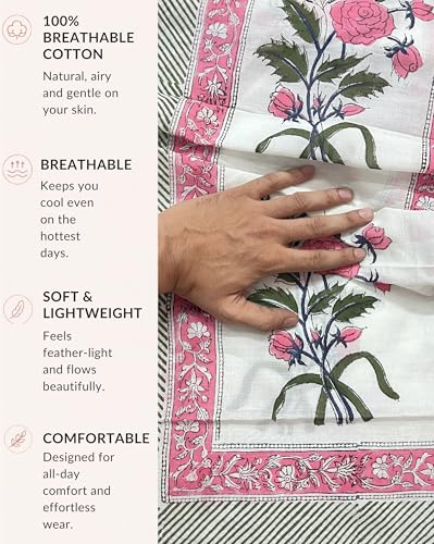 Beach Cover Ups for Women, Cotton Sarong Wrap Pareo | 100% Cotton Sarong Wraps For Women, 73 x 44 In. Pareo Beach Wrap, Bikini Cover Up, Bathing Suit Cover Up, Resort Wear - color: Pink Manhattan