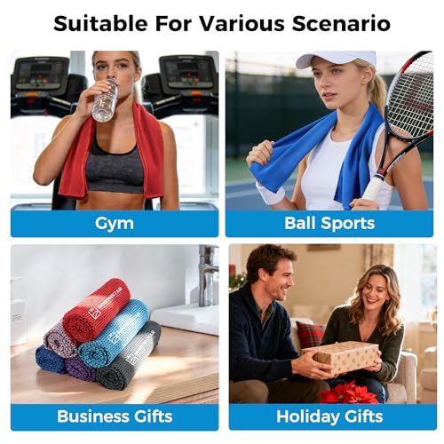 30-5000 Pack Custom Personalized Beach Rally Cold Towels with Photos Names Text Logo，Customizable Cooling Golf Gym Towel Super Dry, for Sports Events Brand Fitness Pool Bath Swimming Women Men