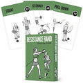 NewMe Fitness Resistance Bands Workout Cards, Instructional Fitness Deck for Women & Men, Beginner Fitness Guide to Training Exercises at Home or Gym - style: Resistance Belt
