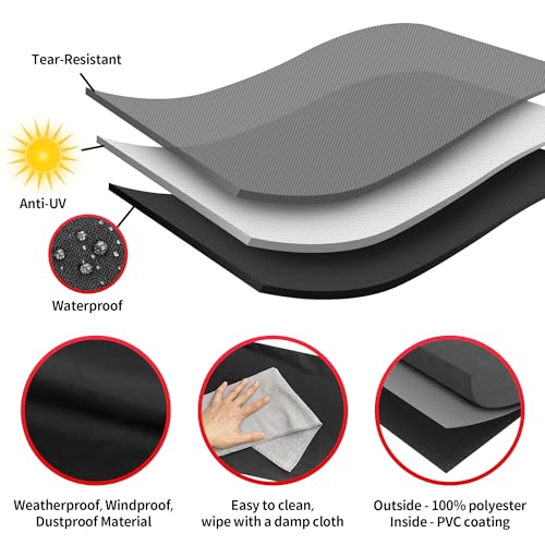 NEXCOVER Grill Cover- 30" Waterproof BBQ Grill Cover, Barbeque Cover Grill Cover for Outdoor Grill, UV Resistant Dustproof Barbecue Smoker Cover. - size: 30"