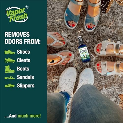 Vapor Fresh Shoe Deodorizer Spray, 4oz (Eucalyptus Lavender) - For Boots, Sneakers, Cleats, Sandals and More - Powerful Shoe Odor Eliminator With Essential Oils (3-pack) - size: 4 Fl Oz (Pack of 3)