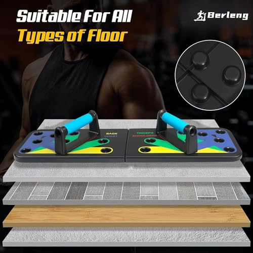 IUT Solid Push Up Board 15 in 1 Home Workout Equipment Multi-Functional Pushup Stands System Fitness Floor Chest Muscle Exercise Professional Equipment Burn Fat - color: M9
