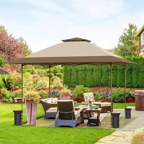 Inntop Canopy Weight Bags 120 lbs, Heavy Duty 1680D Tent Weights Sand Bags for Canopy Legs, Outdoor Sandbag Weights for Sun Shelter, Patio Umbrella, Gazebo (Sand Not Included) - size: 120 LBS