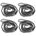 PATIKIL Daisy Chain Straps, Strong Climbing Strap Adjustable Nylon Chain Sling with Loops for Aerial Yoga Hammock Swing - color: Gray, size: 71 Inch