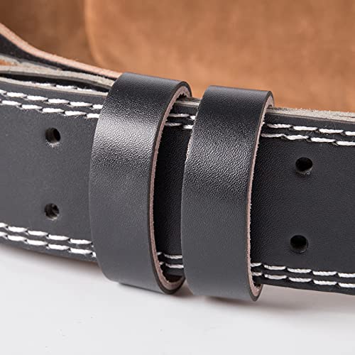 Weight Lifting Belt Back Lumbar Support Strength Training Fitness Workout Home Gym - size: L