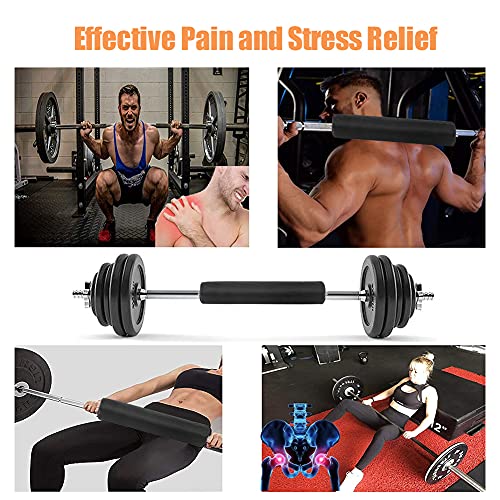 Weightlifting Pad, Portable and Lightweight, Cushioned Foam for Weighted, for Squats Lunges Hip Thrusts