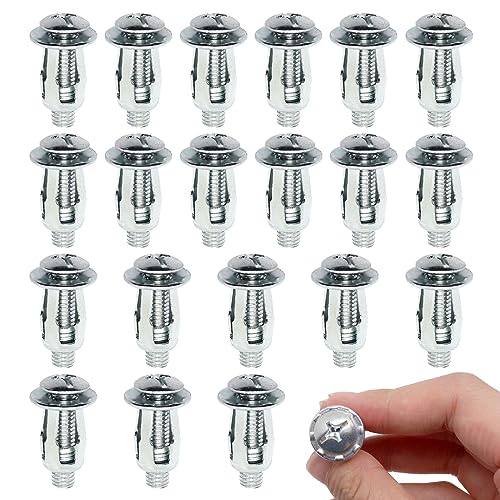 20pcs Hollow Wall Anchors for Thin Walls Heavy Duty, M6 x 1" - size: M6 x 25mm