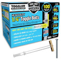 TOGGLER SNAPTOGGLE Drywall Anchor with included bolts for 0.25"x2.5" (100 Pieces) - size: 2.5 inches