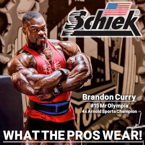 Schiek Sports Model 2004 Nylon 4 3/4" Weight Lifting Belt - Black - color: Navy, size: Small