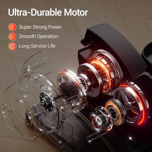 Under Desk Elliptical Machine Seated Pedal Exerciser | Quiet Leg Exerciser While Sitting, Mini Portable Leg Exercise Machine with Remote, Adjustable 12-Speeds, Manual & Auto Mode - color: Orange-Black