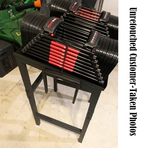 Commercial Heavy Duty Dumbbell/Kettlebell Rack Stand 500-800LBS | Heavy Duty One-Piece Welded Frame, Anti-Tip Non-Slip Base, Easy 6-Part 10-Min Assembly, Fitness Gear Storage for Garage - style: New-single - layered Adjustable Dumbbell Rack